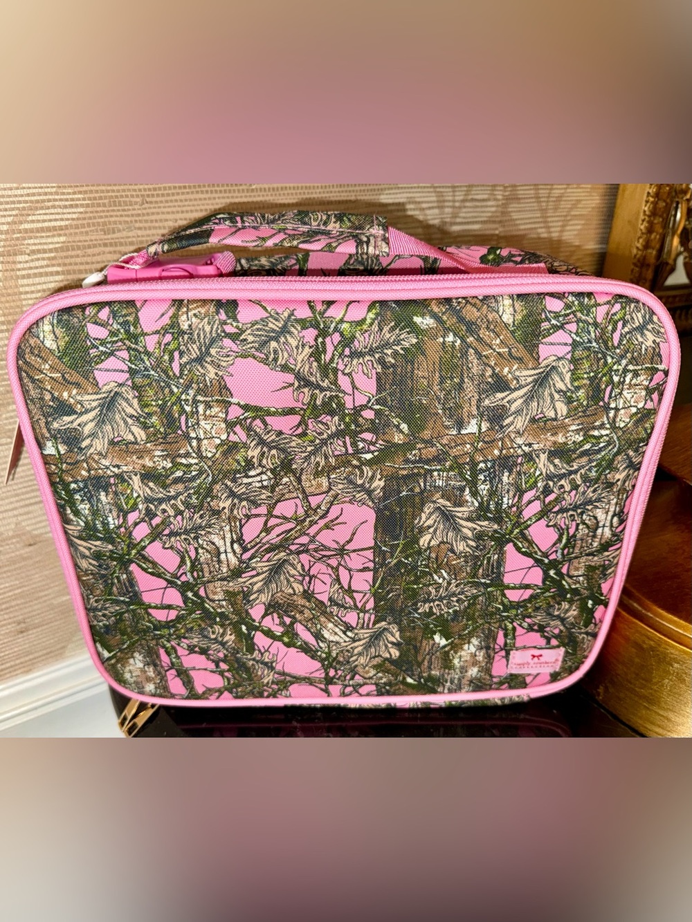 NWT Simply Southern Camo Pink Lunch Bag